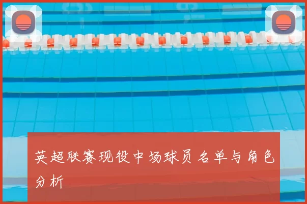 英超联赛现役中场球员名单与角色分析