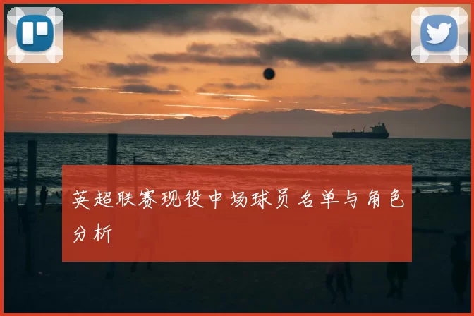 英超联赛现役中场球员名单与角色分析